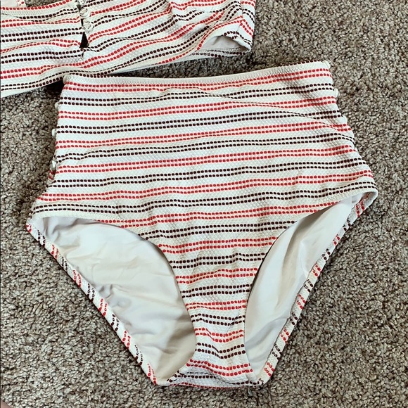 striped bathing suit - Picture 3 of 5